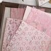 10Pcs/Set Handbook Papers Fadeless Anti-Break Cuttable Folding Easy to Paste Marbling Pattern A5 Handbook Collage Papers for School