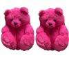 Winter Plush Teddy Bear Slippers - Cute Indoor Cartoon Design