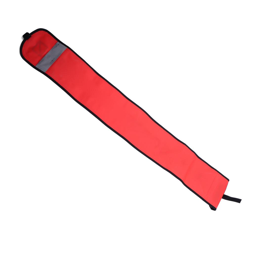 Diving Surface Marker Buoy Floating Diving Equipment Safety Gear Inflatable StripesOrange