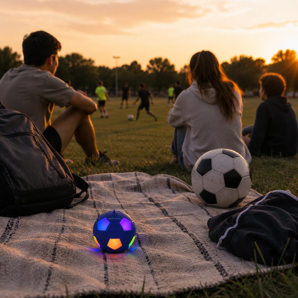 MM-SB40-N FootballWave LED Bluetooth Speaker