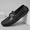 Fashion Handmade Mens Business Shoes Round Toe Casual Loafers Comfortable Man Slip On Footwear Leisure Walk Moccasins Soft Driving Flats