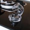 2/3/4Pcs Transparent Stove Knob Safety Cover Heat Resistant Dustproof Baby Proof Universal Kitchen Oven Lock Gas Stove Knob Safety Guard Protector
