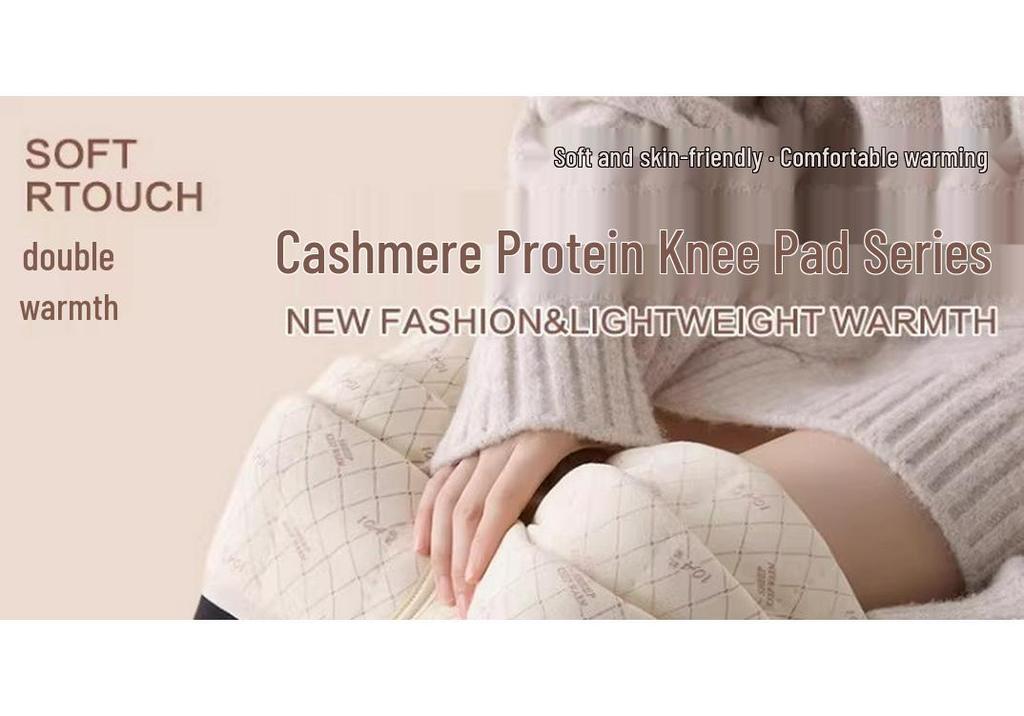 Women's High-Waisted Slimming Warm Cashmere Knee Pad Pants