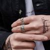 Men's Retro Five-Pointed Star Ring - Trendy European American Style