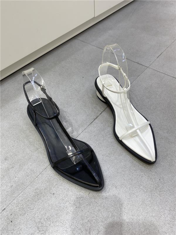 Fashion Female Sandal 2025 Summer Ankle Strap Sale Of Women's Shoes Block Heels Cross Girls Gladiator Buckle New Chunky Pointed Rome Sca