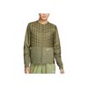 Nike Solid Waterproof Running Color Block Jacket Women Jackets Olive-Green DQ6710-222