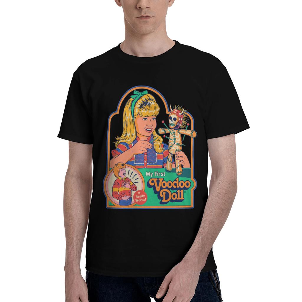 The Demon Cat Hot Comic T-shirt Men Novelty T Shirt Short Sleeve  Tshirt Cotton Tee Tops Clothes