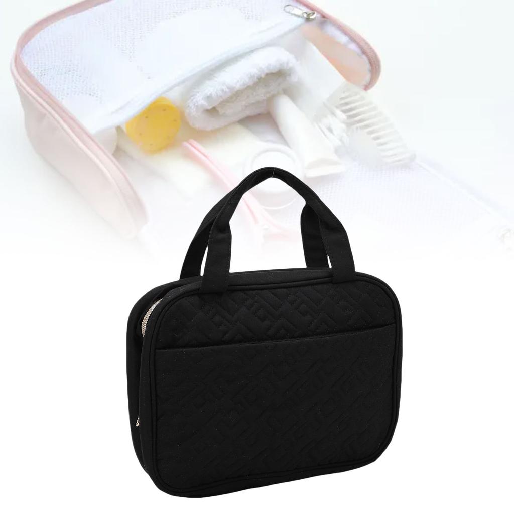 Travel Size Toiletry Bag Women Portable Large Capacity Cosmetic Bag with Hanging Hook Water Proof Makeup Accessories Shampoo Container