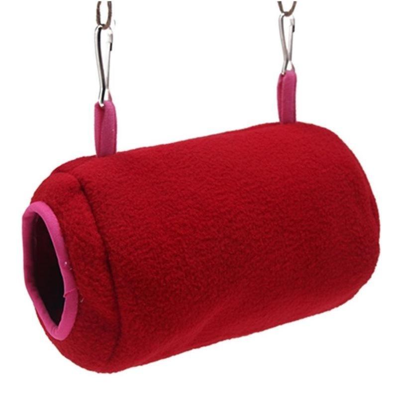 Tunnel Hanging Cage Hammock Hanging Cage Bed Swing Cozy Nest House for Birds Parrot Hamster