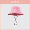 Cappello da Pescatore Estivo in Cotone Lavato con Bordo e Parasole per Viaggi all'Aperto e Protezione Solare