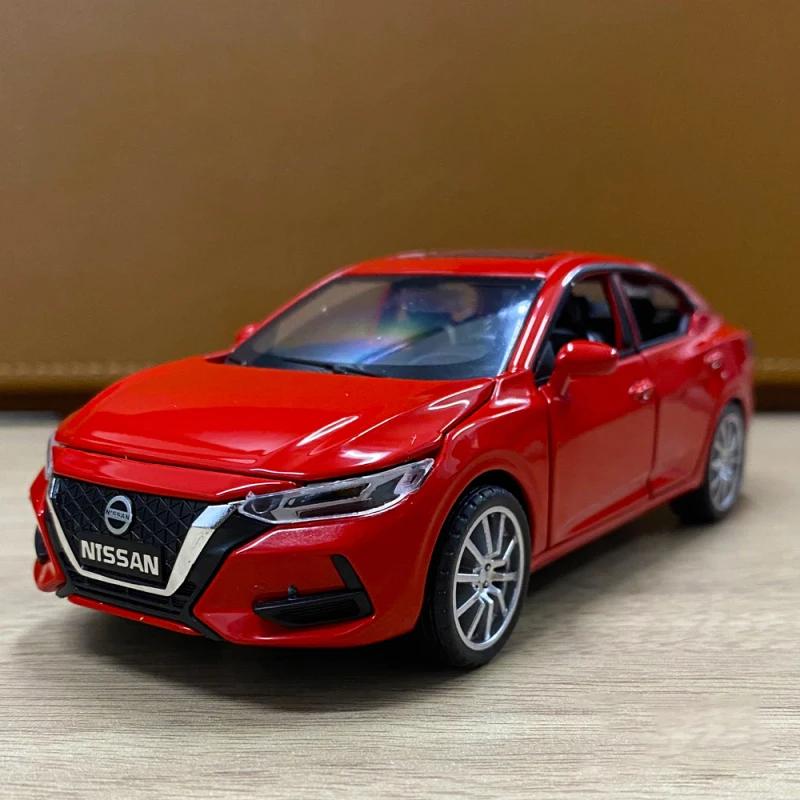 Modellino Auto Giocattolo in Lega pressofusa Nissan SYLPHY 1/32 Giocattolo con Suoni e Luci Collezionabili Regalo di Compleanno