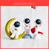 Space Astronaut Pvc Figurine Set For Desk Decor And Cake Toppers Creative Home Gifts