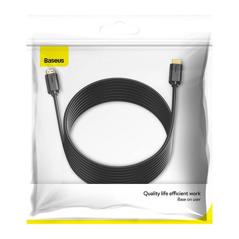 Kabel Hdmi 2.0 Baseus, 4K 30Hz, 3D, Hdr, 18Gbps, 8M (Czarny)