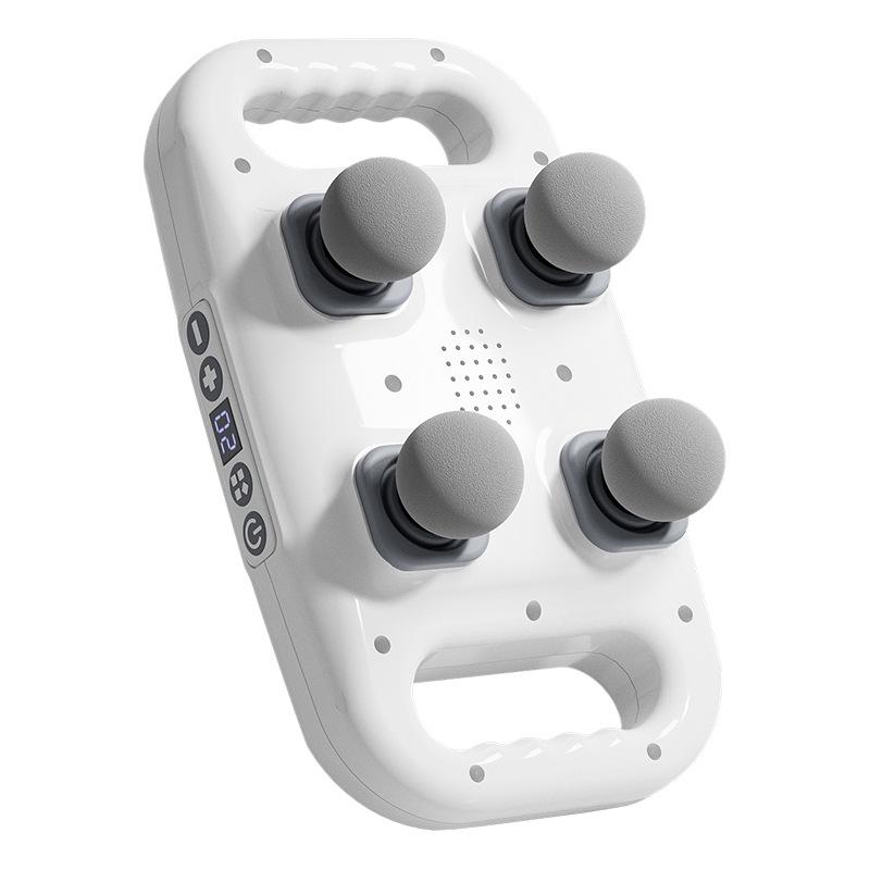 High-Power Rechargeable Muscle Relaxation Massager with Four Heads