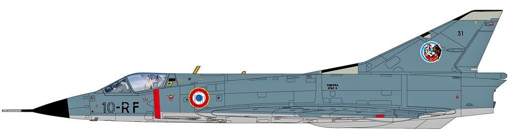 

HOBBY MASTER Mirage IIIC Французские ВВС Сена 1978 Завершенный продукт 1/72 EC2/10