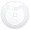 White Ceramic Round Washbasin 40x14.5 Cm