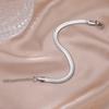 Trendy Classic Snake Chain Bracelet Gold Width 2/3/4/5MM Stainless Steel Chain Bracelets For Women Men Jewelry