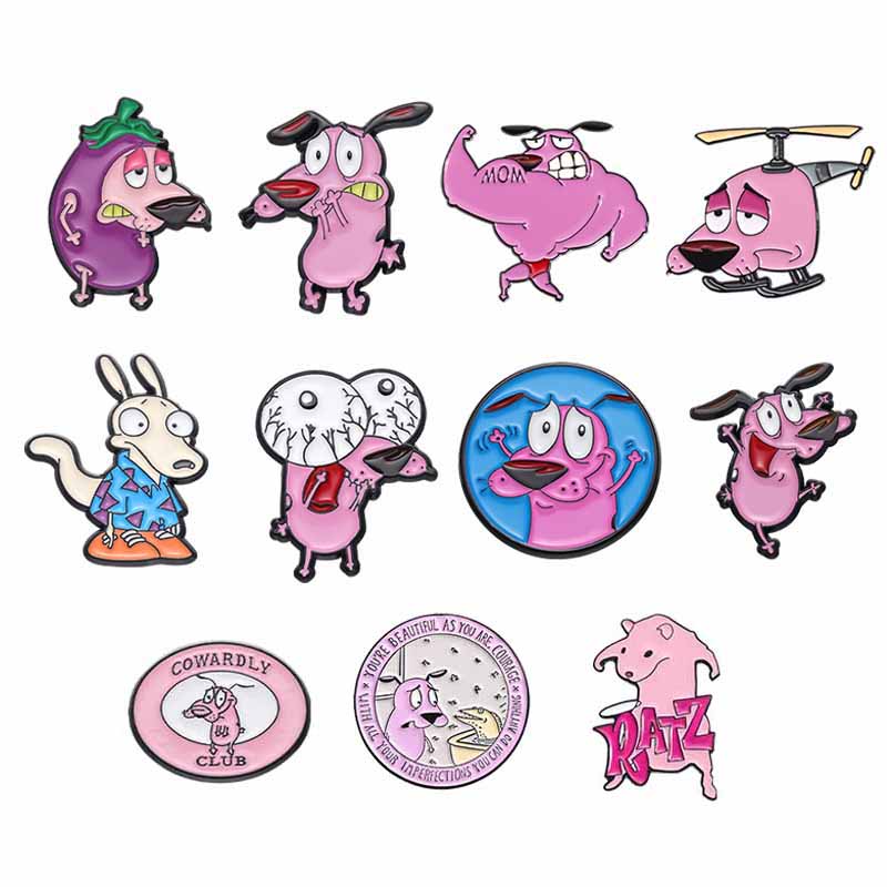 4-19pcs/set Cartoon Anime Characters Enamel Pins Custom Cute Little Monk Brooches Lapel Badges Funny Jewelry Gift for Friends
