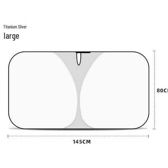 Parking Essentials: Car Sun Shade Blackout Umbrella for Heat Insulation and Protection