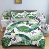 3D Tropical Plant Leaves Bedding Set Quilt Cover For Bedroom Luxury Duvet Cover Set With Pillowcase King Twin Bedclothes