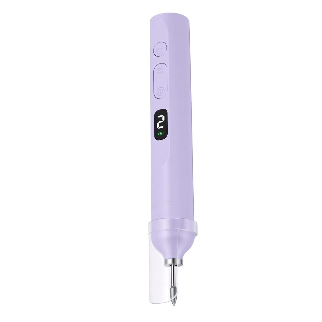 2 in 1 Electric Nail Drill with Light for Manicure Rechargeable Ergonomic Handle Multifunctional Electric Nail File