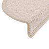 Step Mats 20 Pcs. 56 X 17 X 3 Cm Taupe Semi Circular