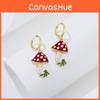 Trending Unique Alloy Geometric Mushroom Earrings For Versatile Women