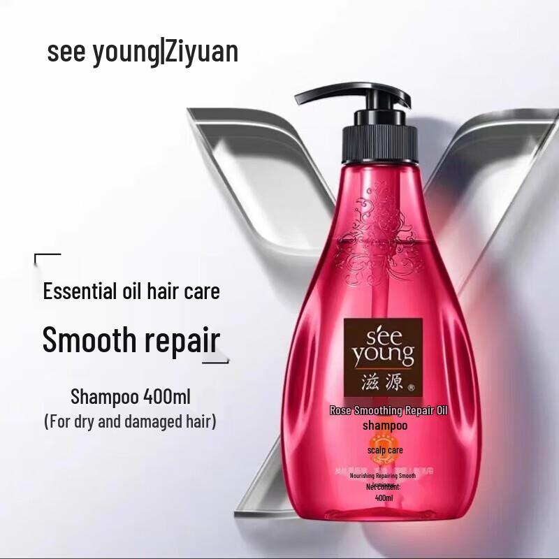 SEEVA Rose Essential Oil Smoothing Repair Shampoo