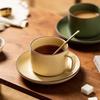 OLOEY Vintage Bone China Coffee Cup & Saucer Set