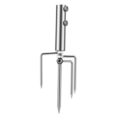 Beach Umbrella Holder Stand Fishing Umbrella Sand Anchors Parasol Brackets for Lawn Beach Fishing Rustproof Stand