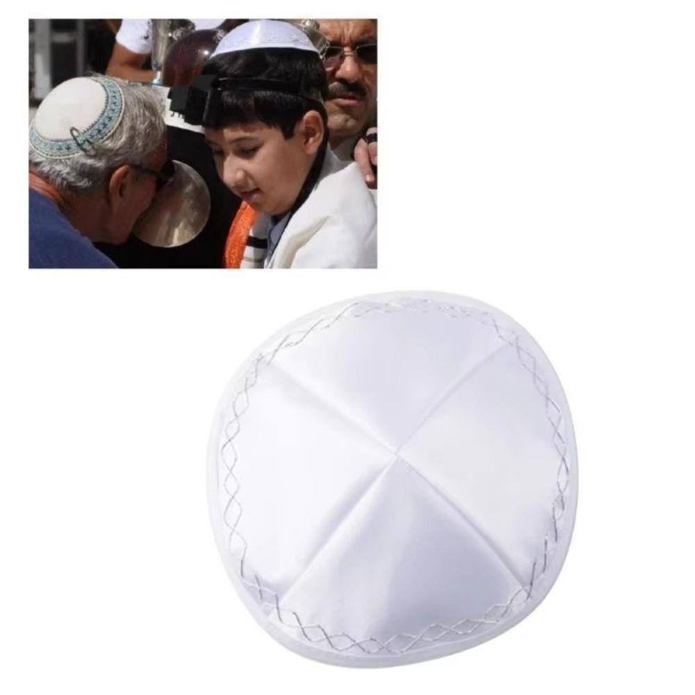 Round Dome Kippah Cap Smooth Surface Head Cover Durable Yarmulke Prayer Occasion