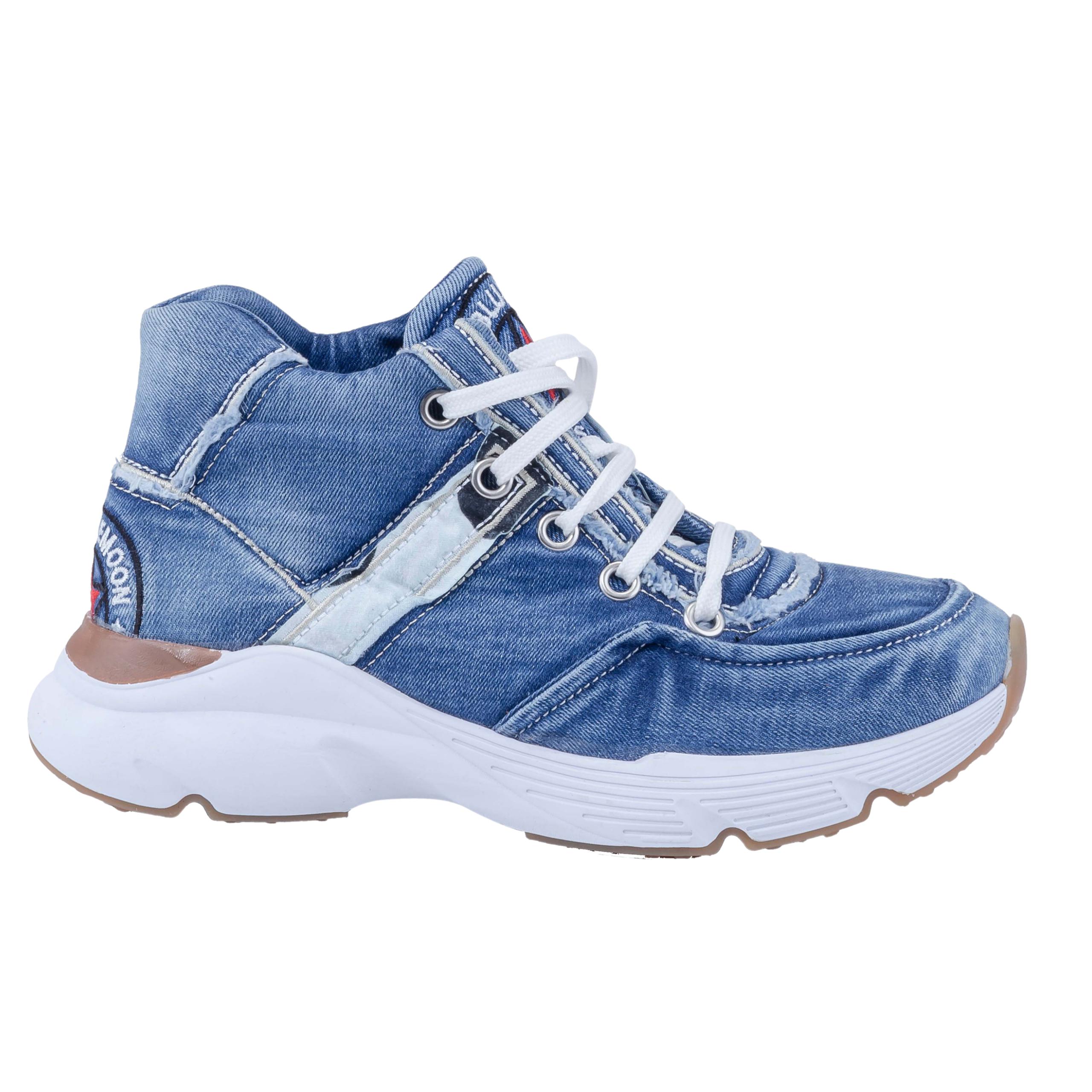 

Джинсовая спортивная обувь, женская спортивная обувь ручной работы, синие джинсы с вышивкой, спортивная обувь, женская спортивная обувь, подарок на день рождения 36 синий