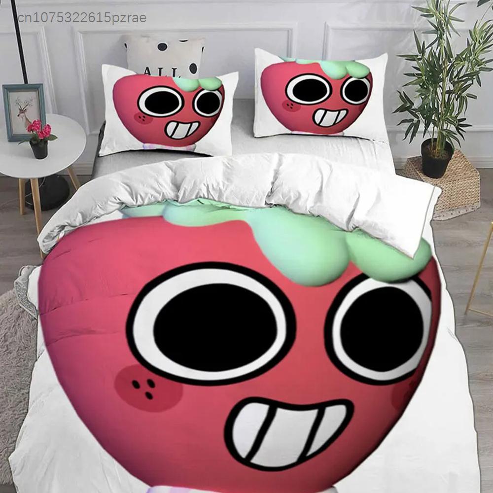 Game Scene Dandy's World Bedding Sets Bed Cover Comforter Duvet Cover Pillow Case 2-3 Pieces Sets Teenagers Children's Gifts