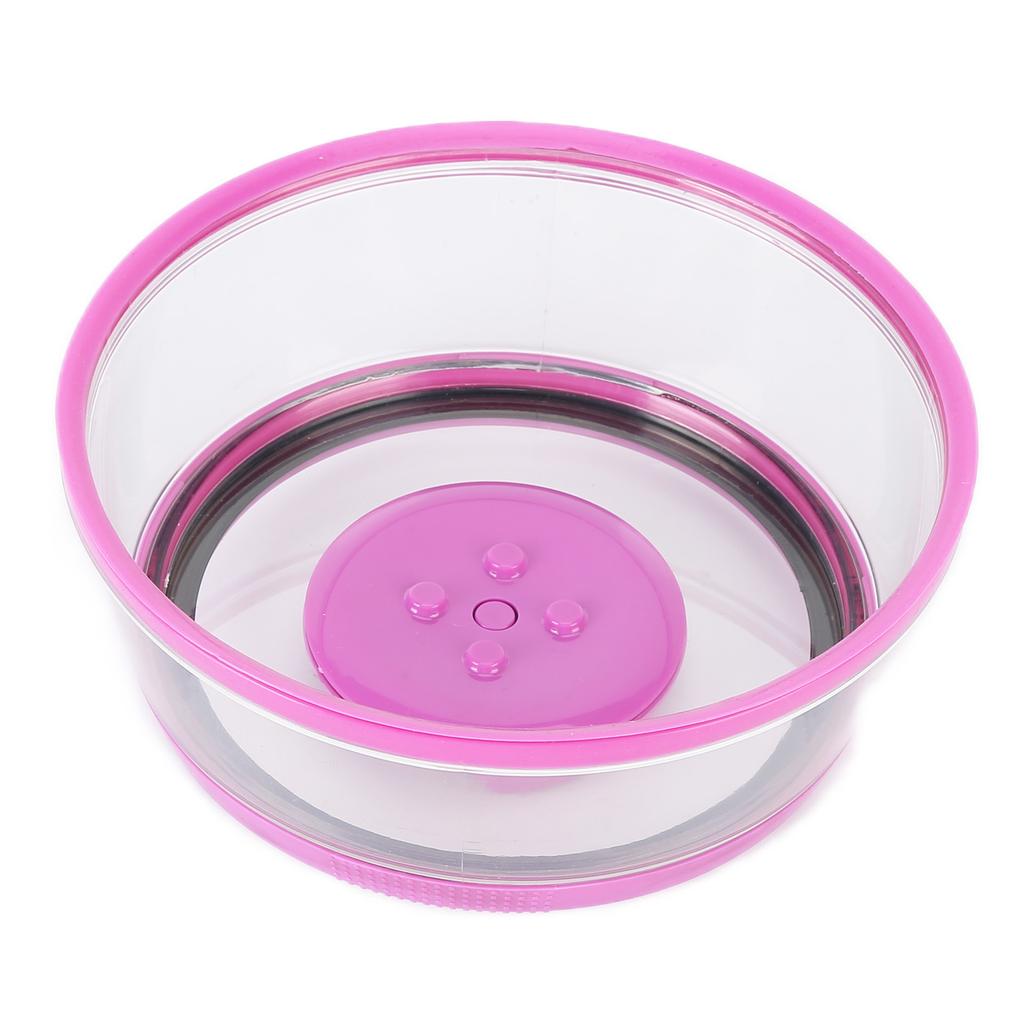 Vacuum Food    Cov  with FreshnessKeeping Film Food    Lid for Home Kitchen(Black )