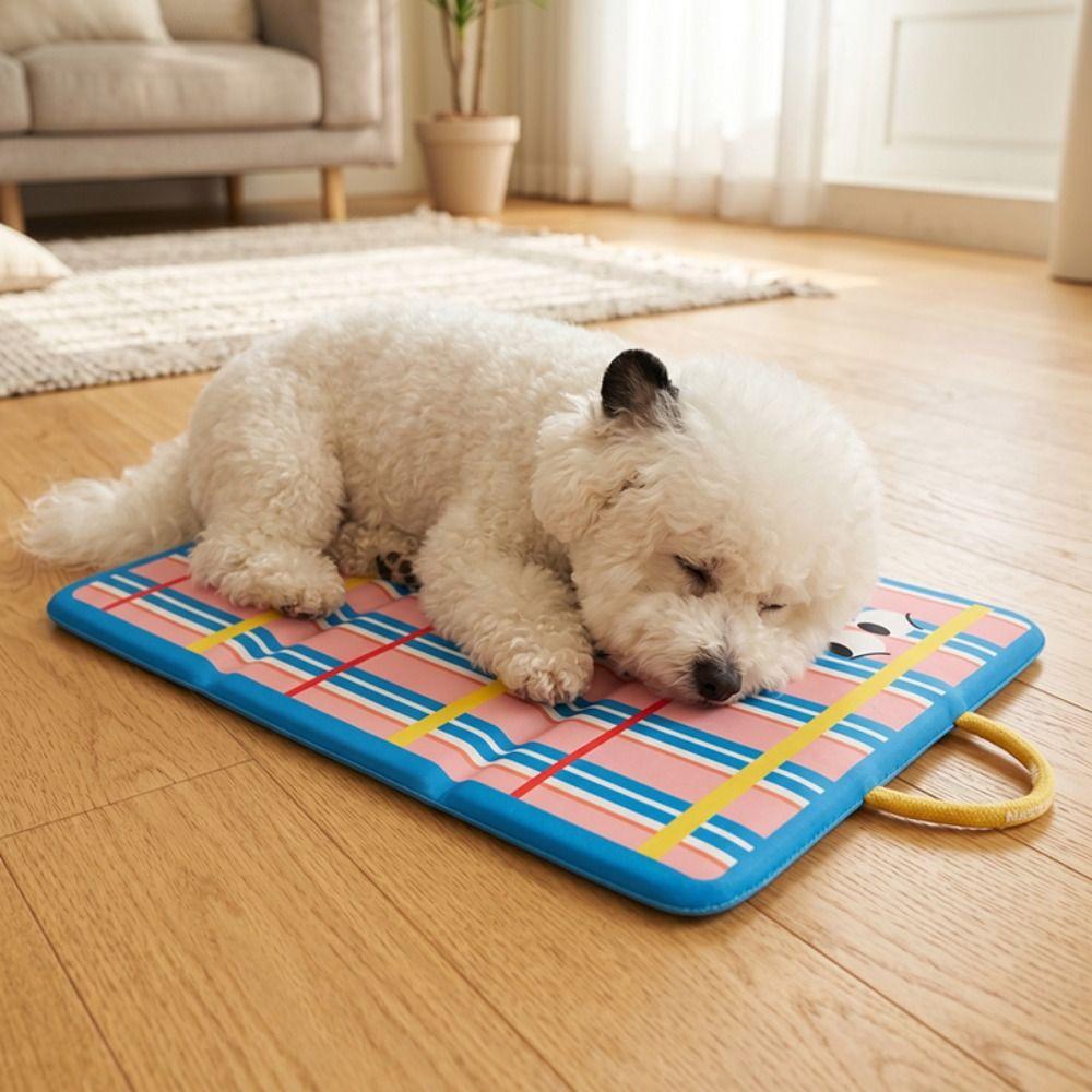 Anti-Slip Pet Sleeping Pad Wear-resistant Pet Rest Cushion Universal Pet Dog Cooling Mat Summer