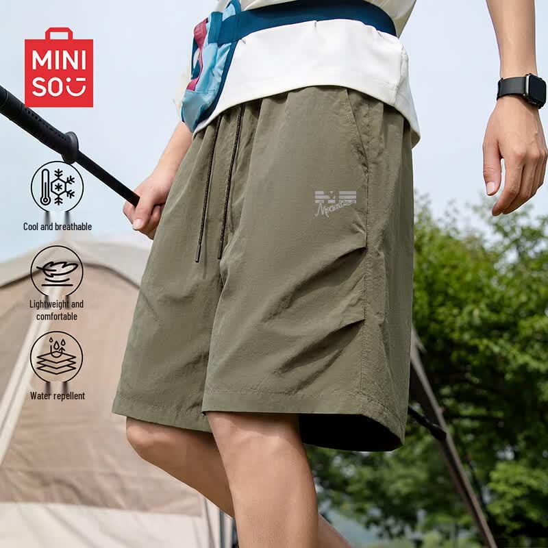 MINISO Men's Cool Touch Outdoor Functional Cargo Shorts