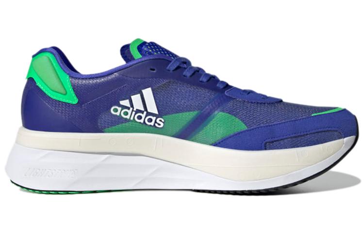 adidas Adizero Boston 10 'Sonic Ink Screaming Green' FZ2498