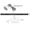Wired Infrared Ray Sensor Bar with Extension Cord Remote Motion Sensor Bar Receiver IR Signal Ray for Nintendo Wii Wii U Console