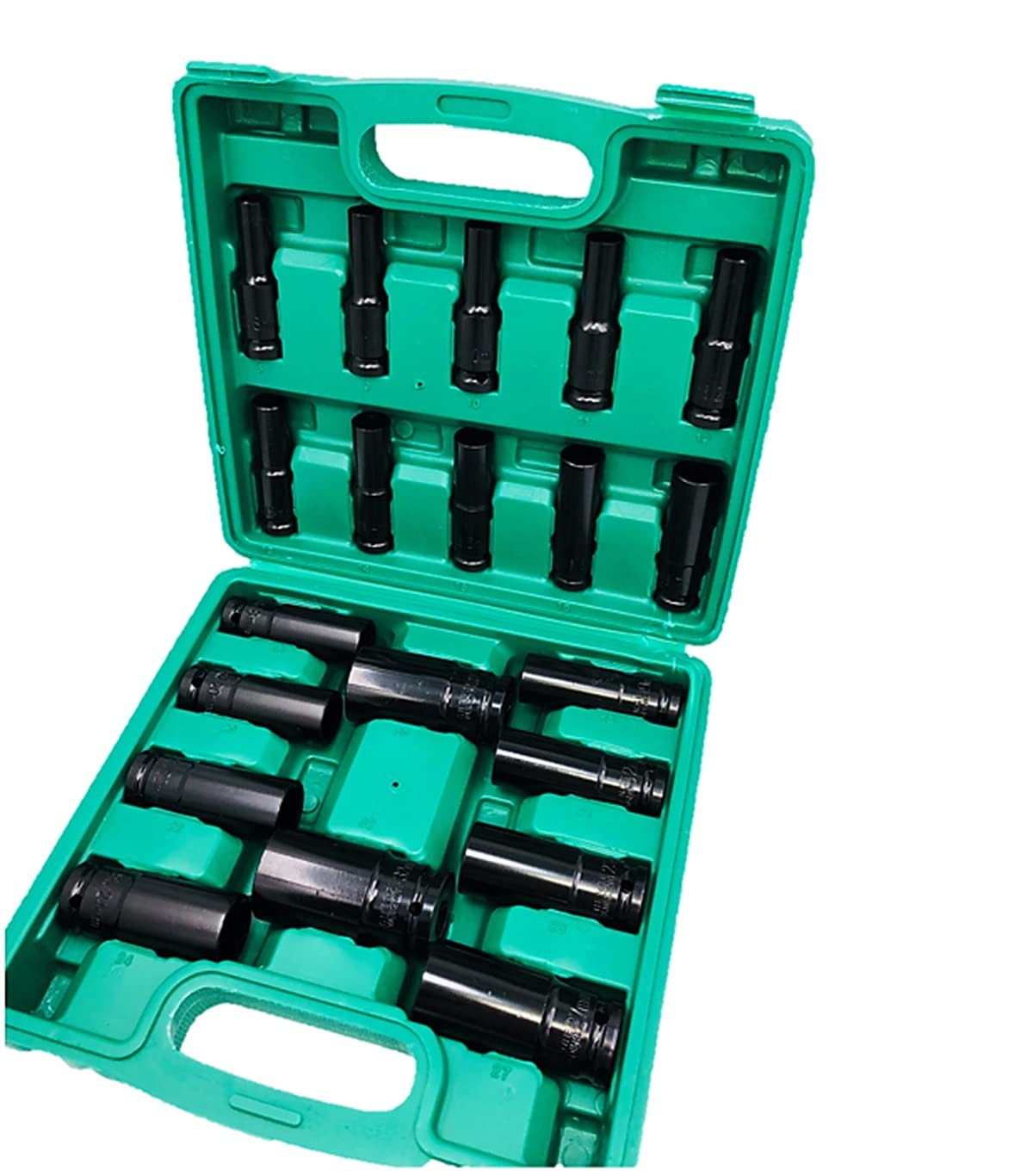 

Набор головок для пневмогайковерта или 20 предметов Инструмент для DIY с и 8мм (10, 13, каждый) Корпус 32 мм, 30 мм, 27 мм, 24 мм, 23 мм, 22 мм, 21 мм, 20 мм, 19 мм,