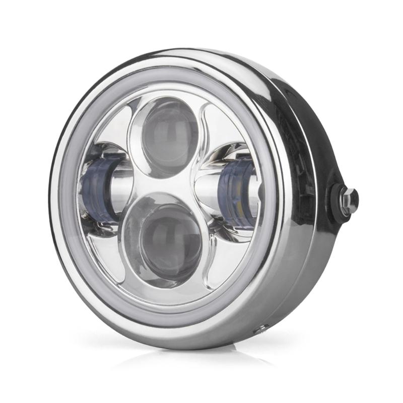 Universal Motorcycle Modification LED Headlight Driving Light 6.5inch Spotlight