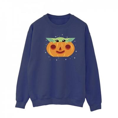 Mens The Mandalorian Grogu Pumpkin Sweatshirt