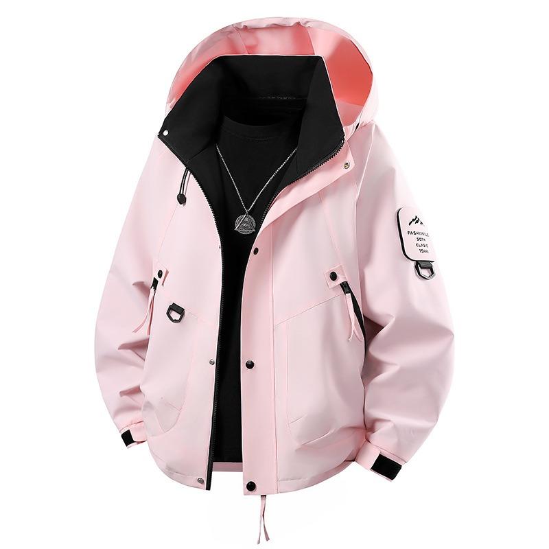 New Casual Jacket Men's Outdoor Tooling Jacket Men's Jacket Single Season Hooded Top