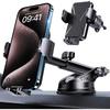 DOLYOFG Car Phone Holder Mount, [Military-Grade Suction & Super Sturdy Base] 3 in 1 Universal Phone Mount for Car Dashboard Windshield Air Vent Dash