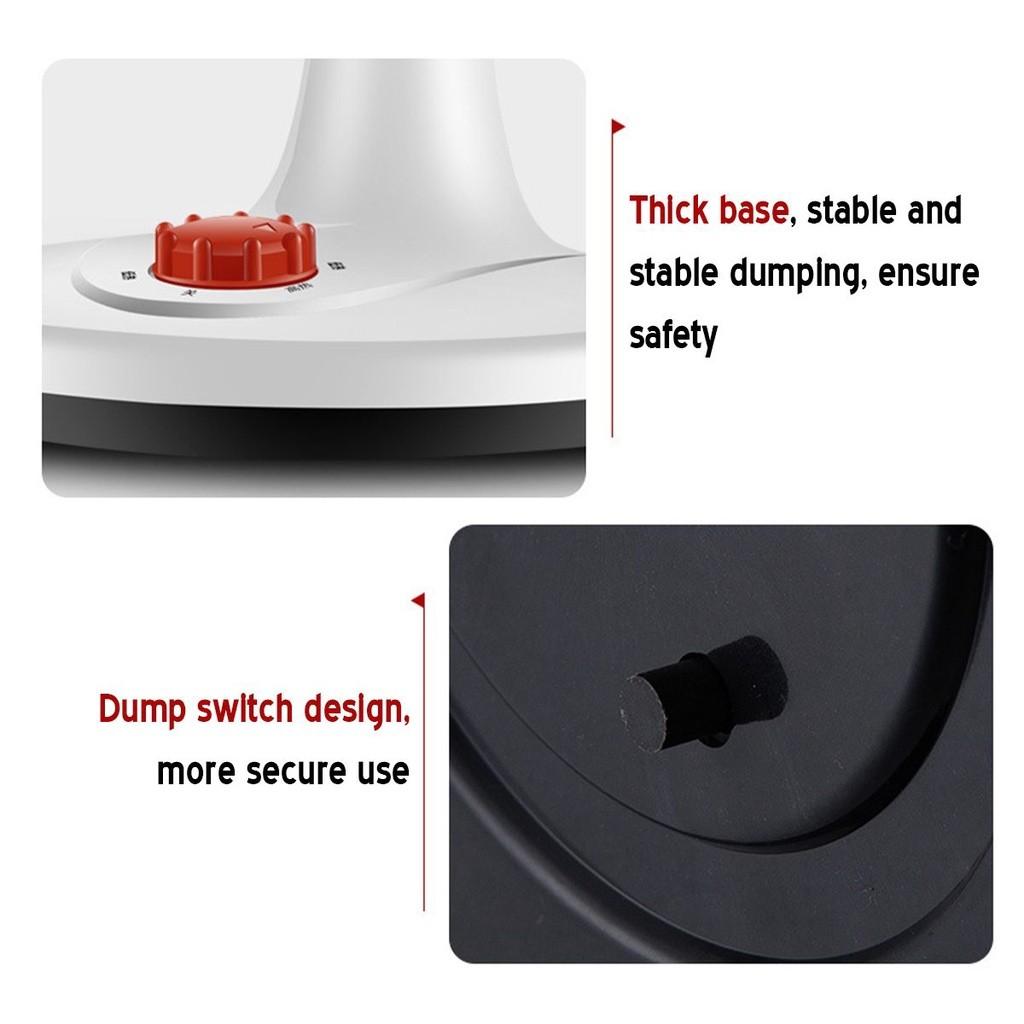 500W Electric Heating Fan Office Dormitory Desktop Winter Air Heater Household Two Gears Adjustment Electric Heater