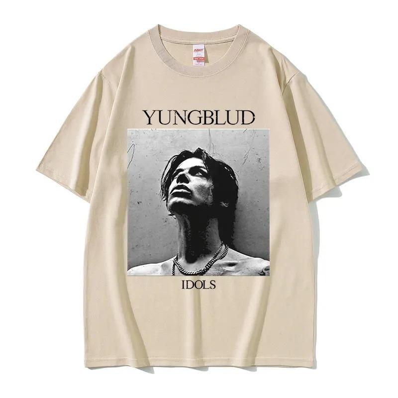 

Rocker Yungblud IDOLS Album Tour 2026 Tshirt Mens Women Hip Hop Rock Summer Short Sleeve T Shirts Casual Vintage Tshirts S
