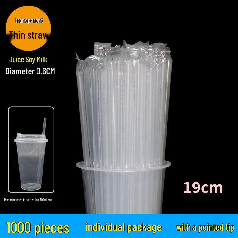 Ru Han Disposable Transparent Straws