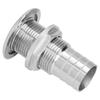 Water Drainage Plug Thru Hull Fitting 1in Outlet 316 Stainless Steel Corrosion Resistant for Marine Boat Yacht