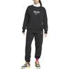 Nike FW22 Letter Logo Print Crew Neck Long Sleeve Sweatshirt Women Sweatshirt Black DZ4626-010