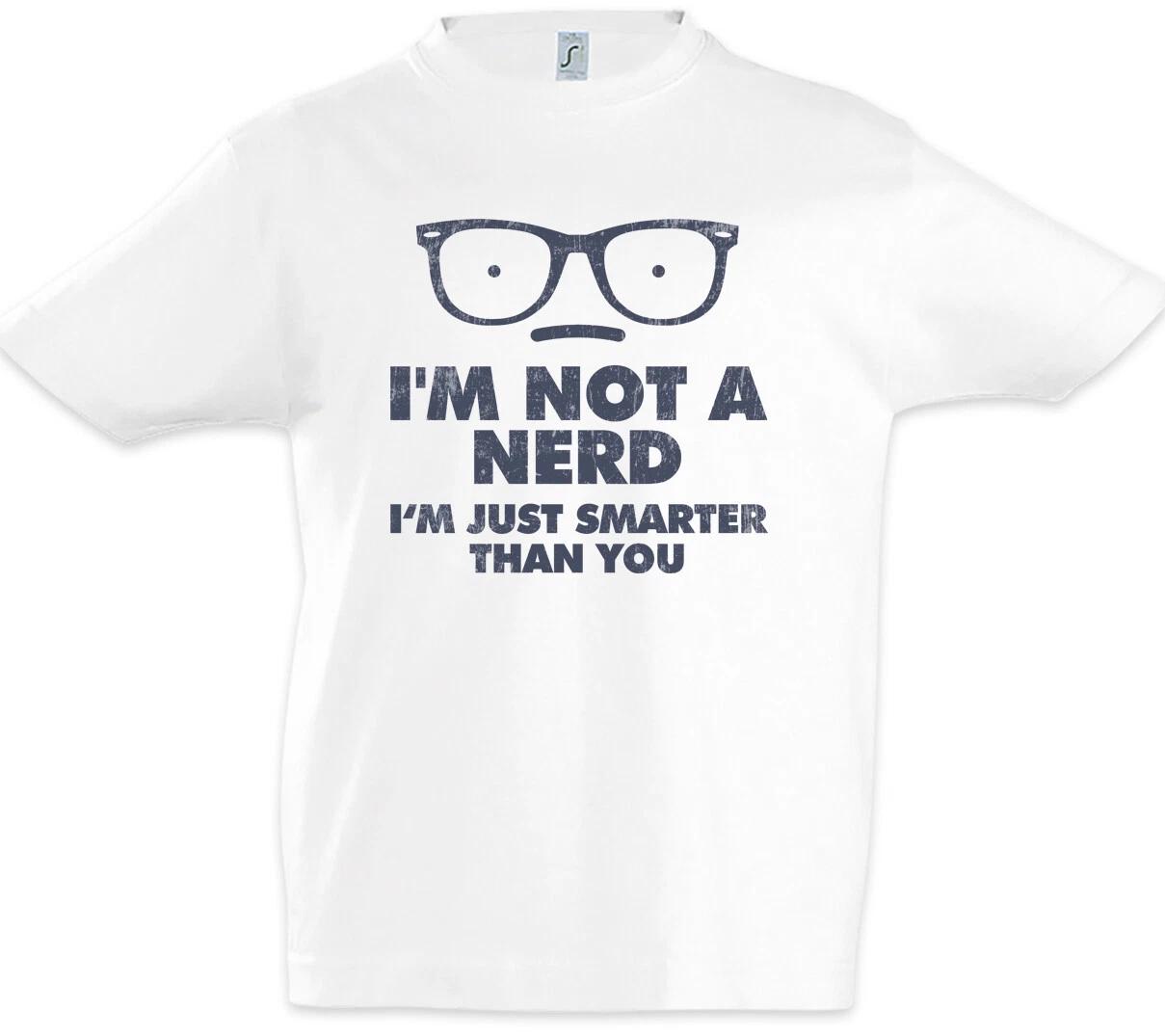 I m Just Smarter Than You Kids Boys T-Shirt Fun Not A Nerd Scientist- 110