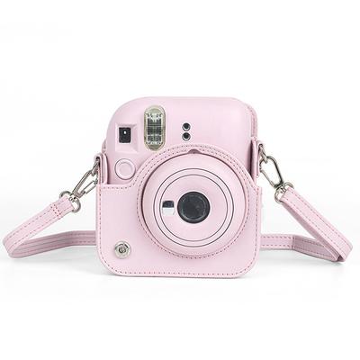 For Instax Mini 12 Camera Case PU Leather Soft Protective Case Trave Bag for Fujifilm Film Camera Bag with Shoulder Strap